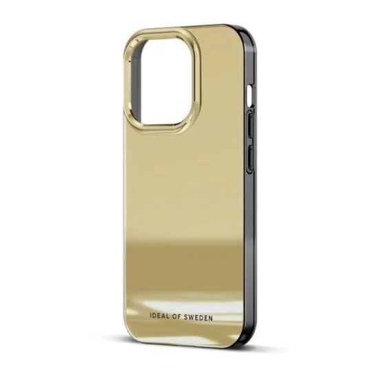 Ideal of Sweden Case for iPhone 15 Pro Clear - Mirror Gold